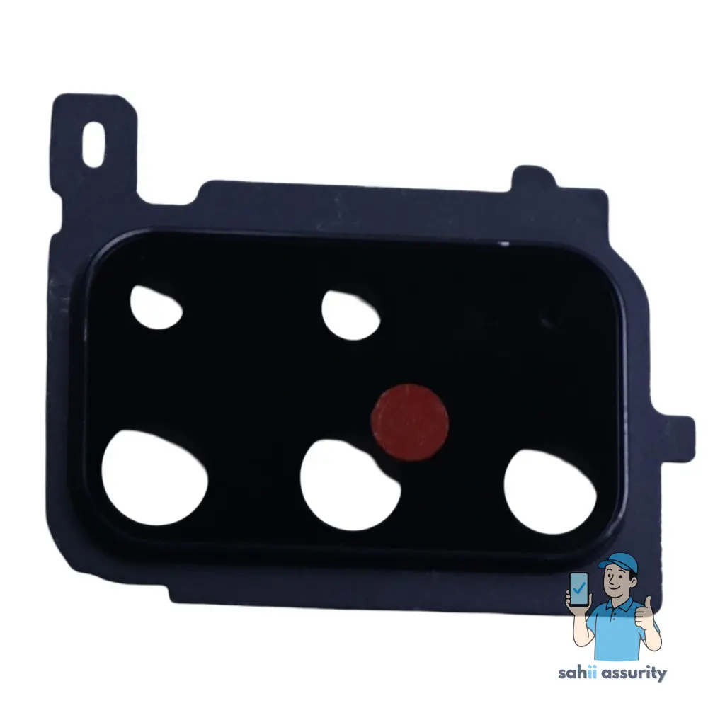 Camera Lens Glass with Frame for Samsung Galaxy S20 Plus Black